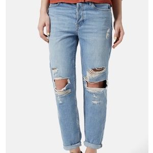 TopShop Moto Hayden Ripped Boyfriend Jean